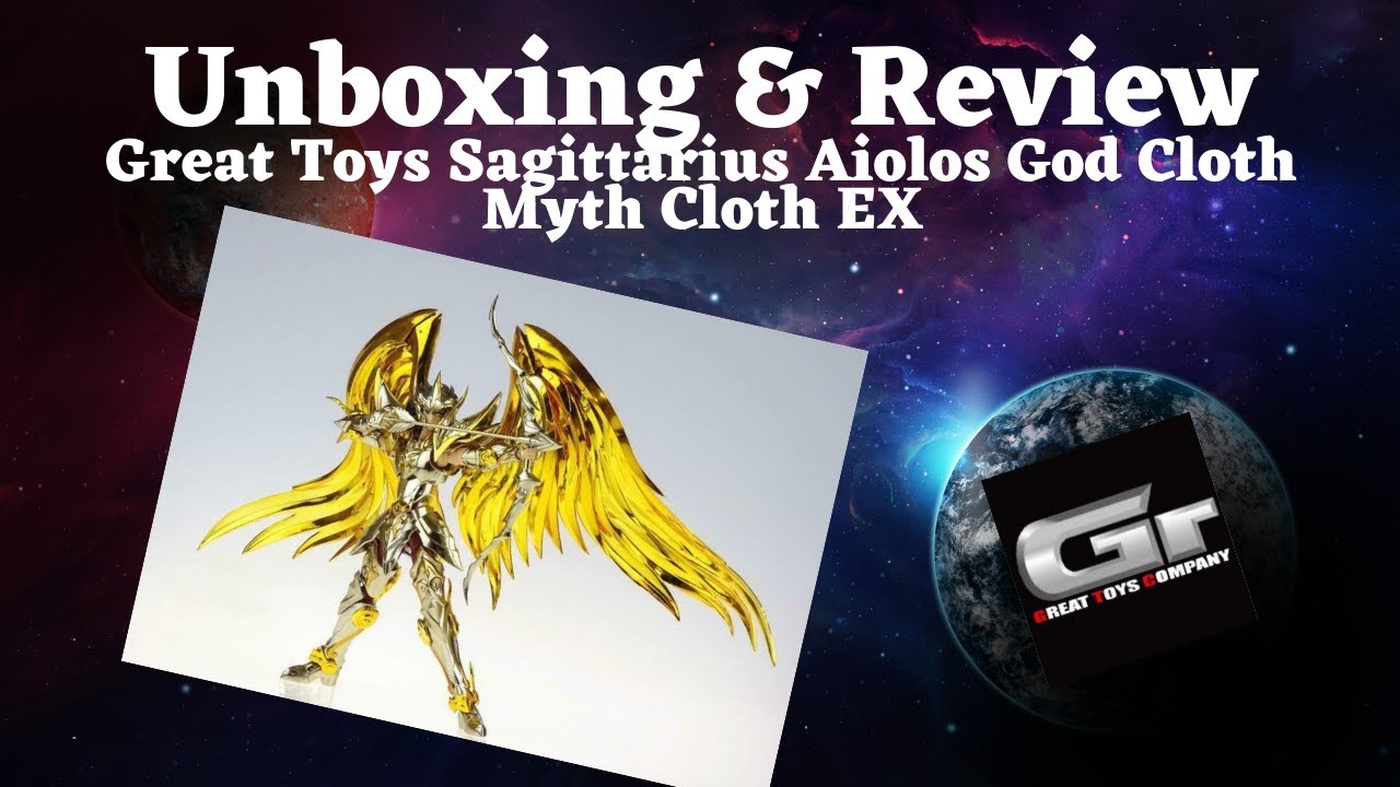 Unboxing & Review Great Toys Sagittarius Aiolos God Cloth - Soul of Gold Myth Cloth EX
