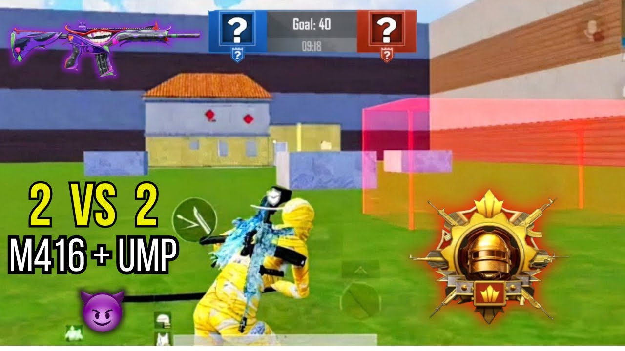 BEST FUNNY 🤣 GAMEPLAY WITH RANDOM 😱 2VS 2 🔥 PUBG MOBILE