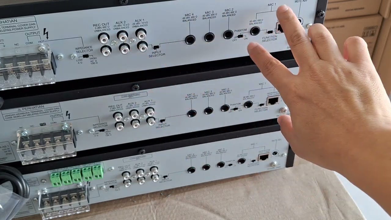 Digital Mixer amplifier TOA ZA 3200 series