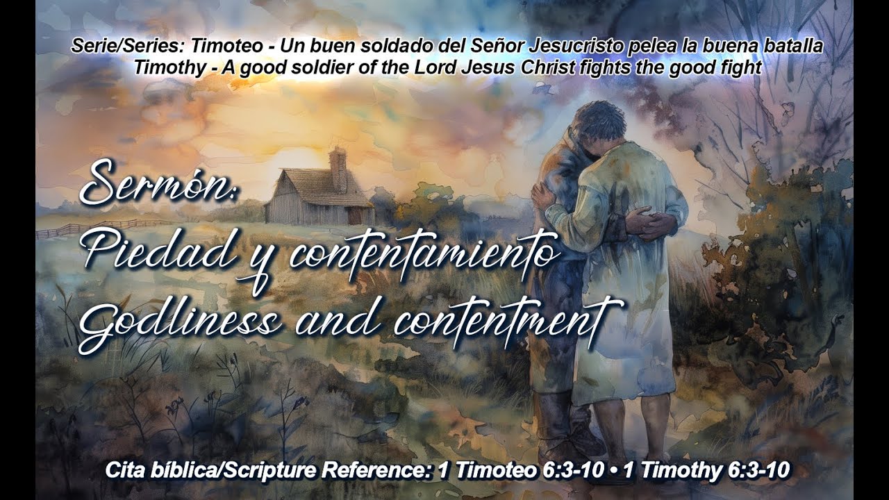 Sermón: Piedad y contentamiento/ Godliness and contempment 1 Timoteo 6:3-10