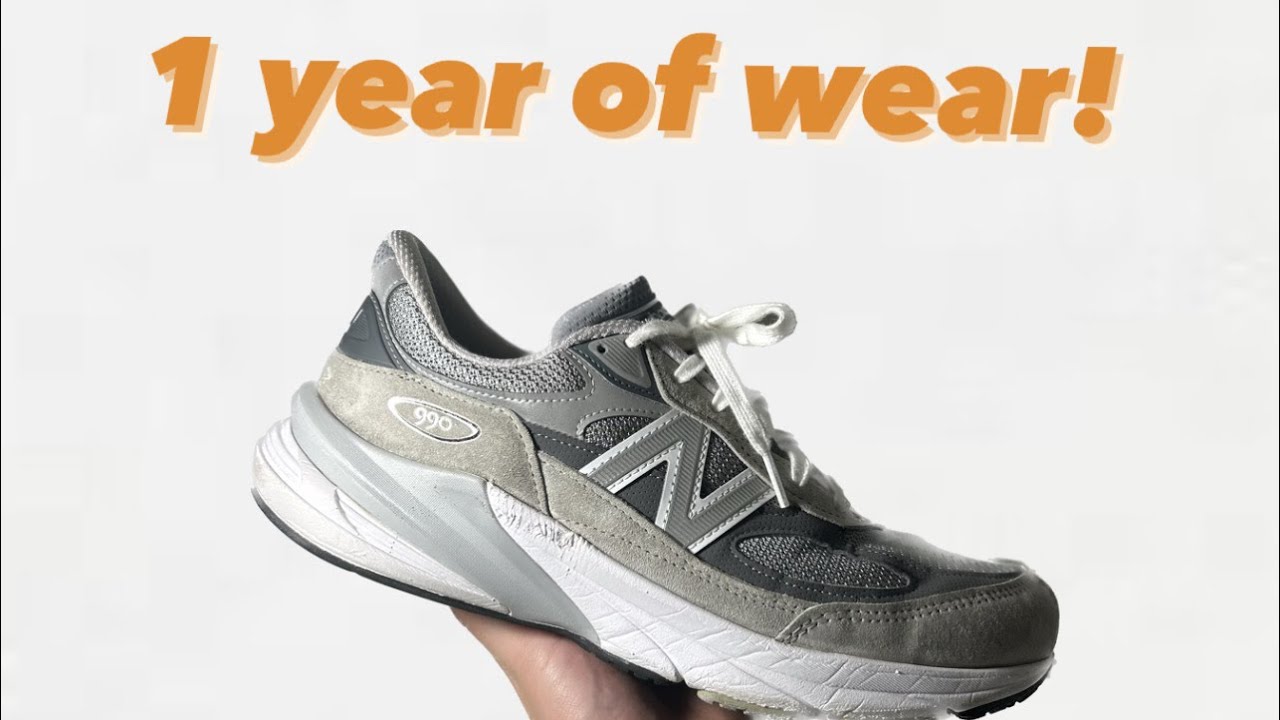 Насколько хорошо кроссовки New Balance 990v6 сохраняют свой внешний вид после года носки?