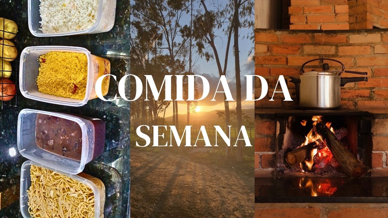 Comida pra uma semana na geladeira, fresca e saborosa. @Carinicasa514 
