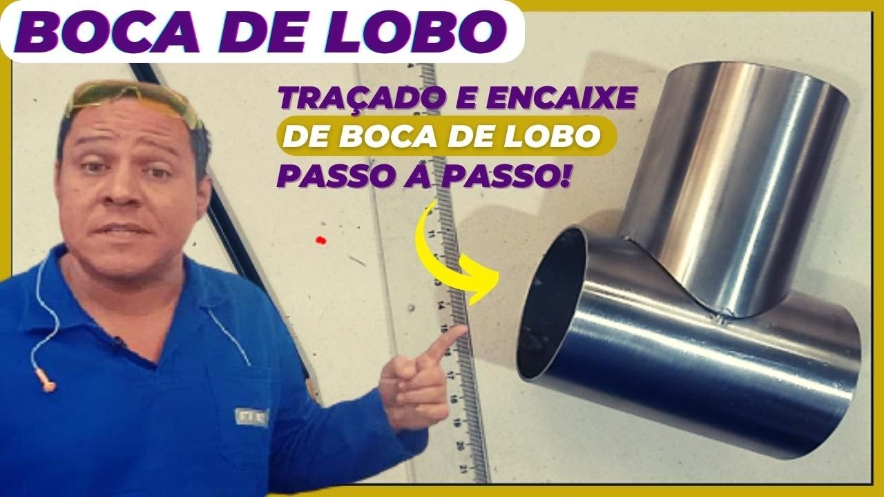 ✅Como traçar boca de lobo , traçado e encaixe passo a passo .