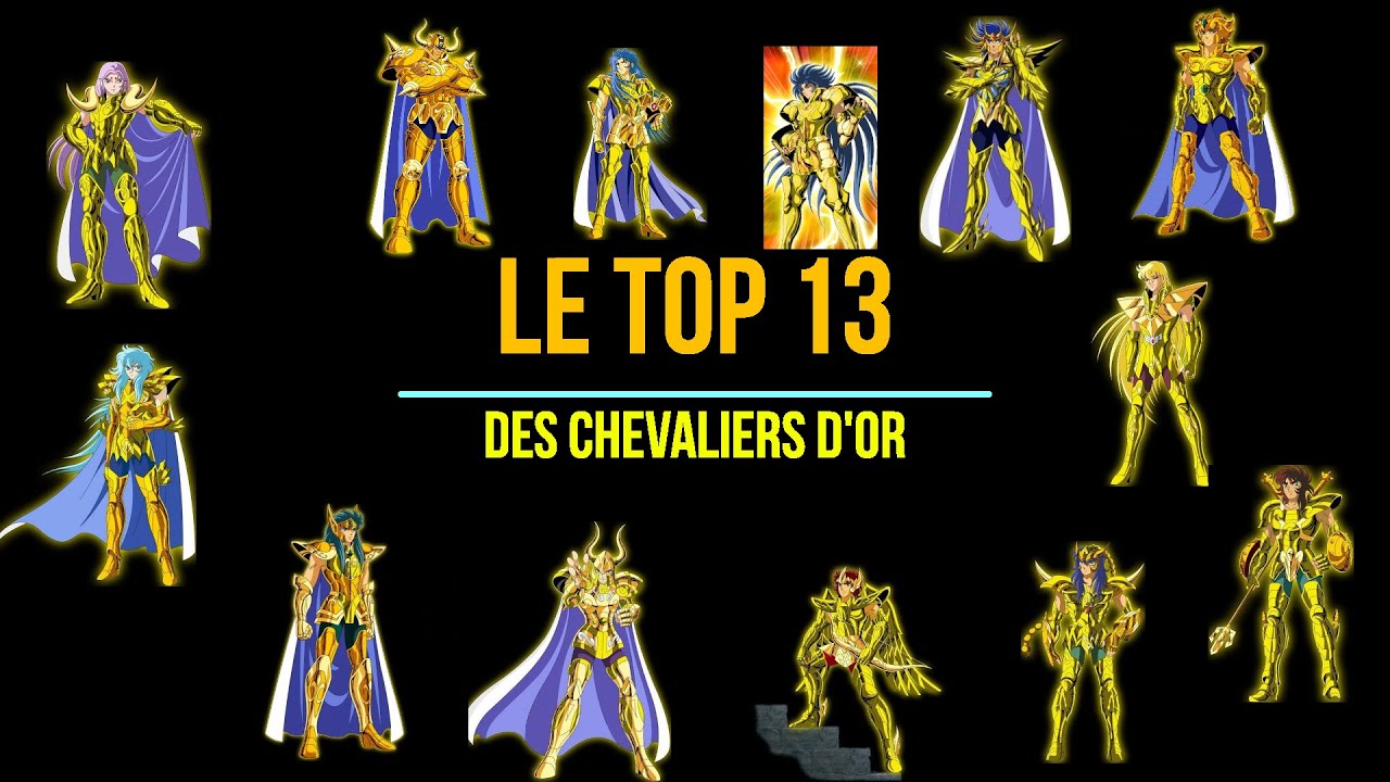 Le TOP 13 des chevaliers d'or !