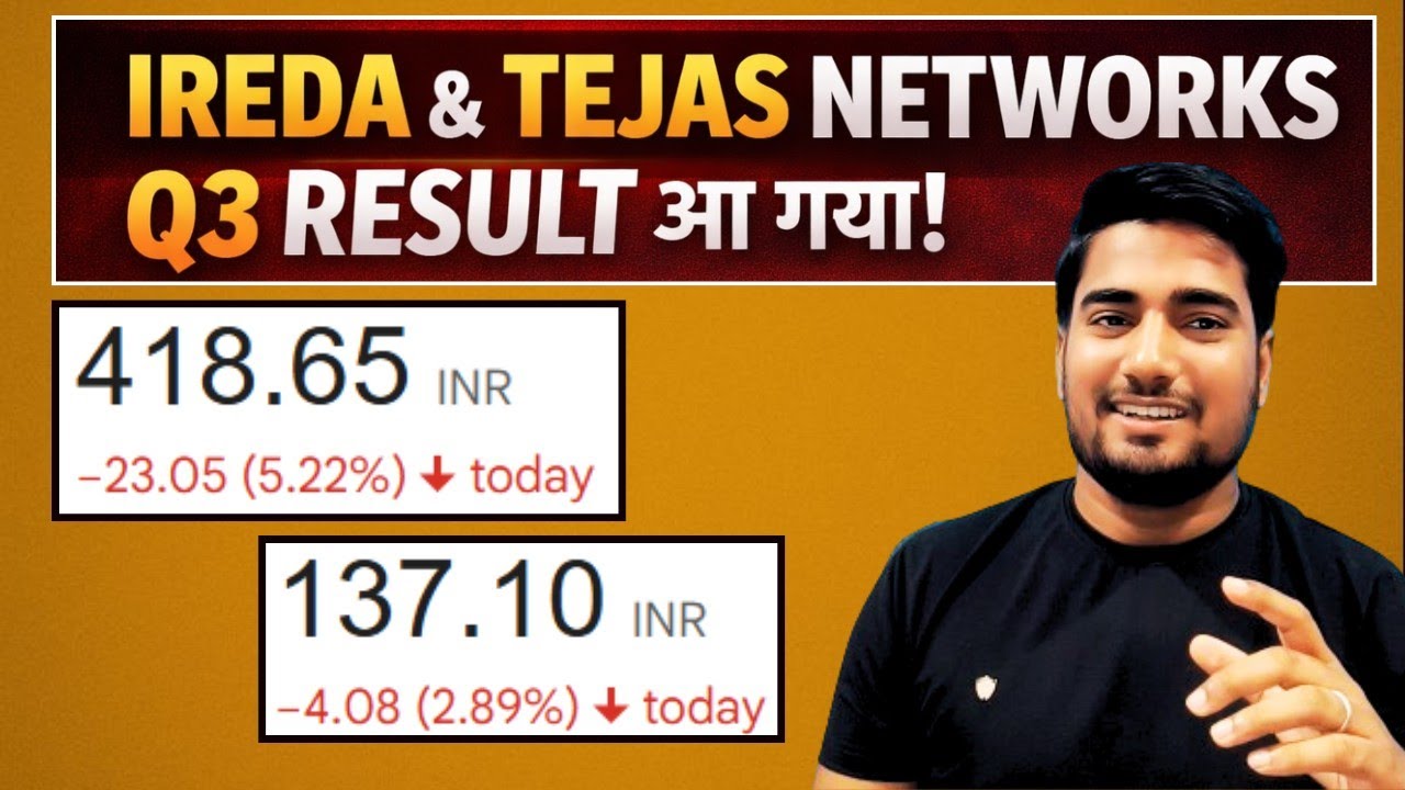 IREDA Q3 Result 2026 | Tejas Networks Result & IREDA Share Result Analysis | IREDA Share Latest News