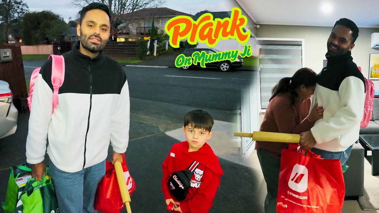 MY WIFE KICKED ME OUT The House 'PRANK' on Mummy Ji!! 😂