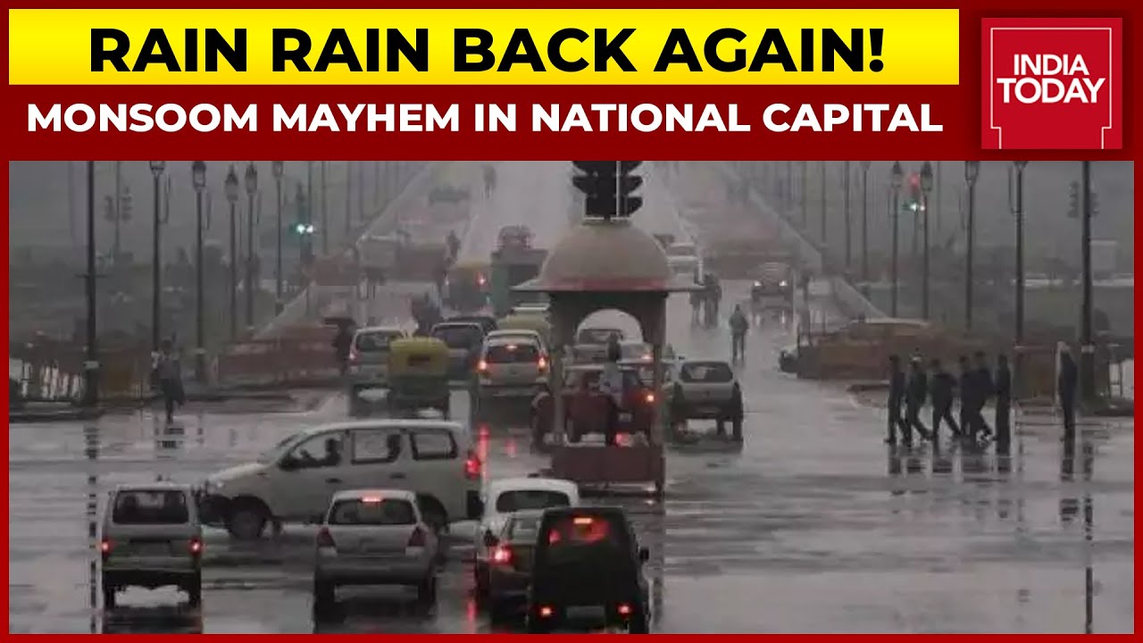 Incessant Rainfall Lashes National Capital; Thunderstorm, Rain Likely In Parts Of Delhi-NCR