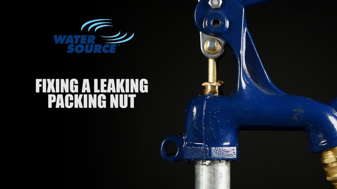 How To Adjust Leaking Water Source Frost Proof Yard Hydrant Packing Nut