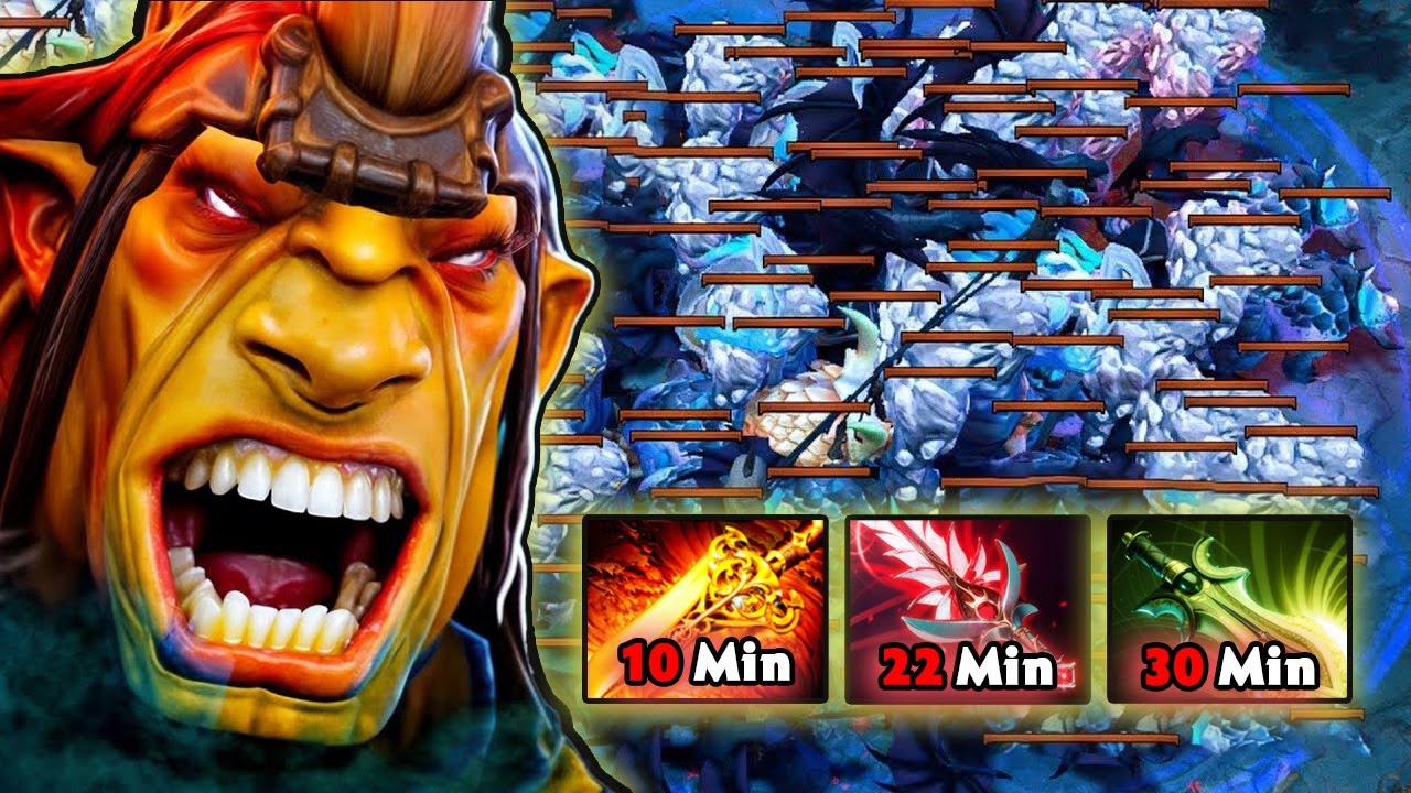 Crazy Attack Speed🔥🔥 Carry Alchemist 30Kills With 1.1K GPM Fast Farm Like A Machine 7.37e Dota 2