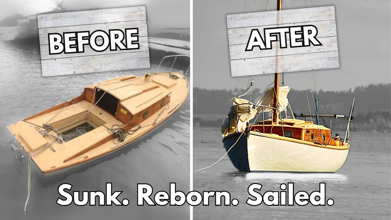 She Was Sunk, Abandoned, and 2,300km from Home – Now Look at Her