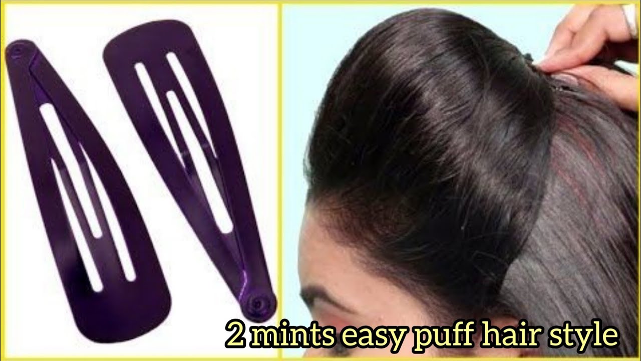 Perfect puff hairstyle everyday quick and easy hairstyles in telugu