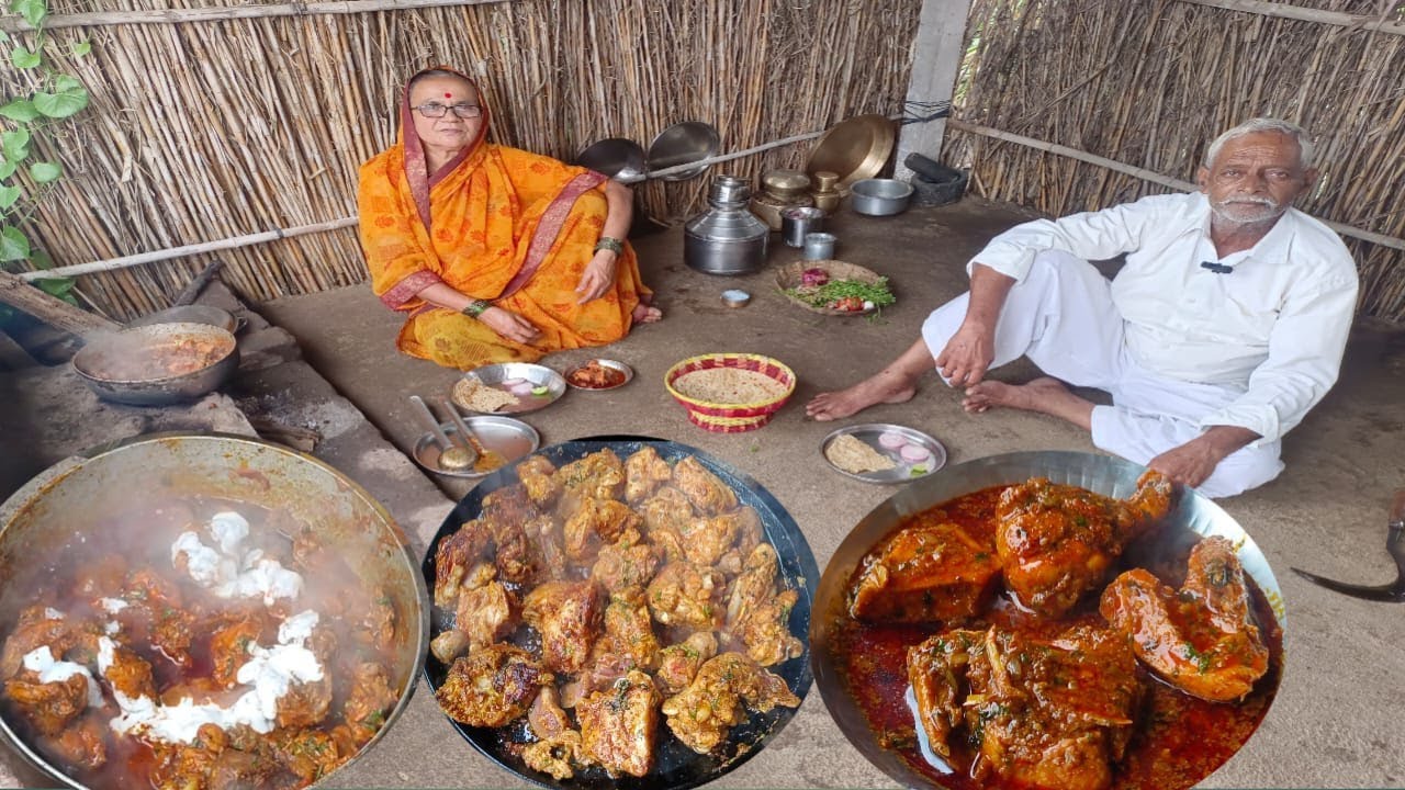 रानातन सगळं पाणीचं झालंय काय कामबी करायला ईनात तंदुरी चिकन टिक्का मसाला चुलीवर बनवला | Tatyacha Mala