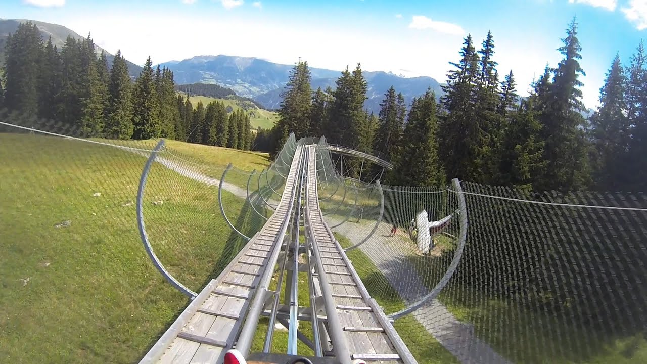 Wiegand Alpine Coaster Schneisenfeiger Erlebnispark Hög Serfaus 2016 POV Onride