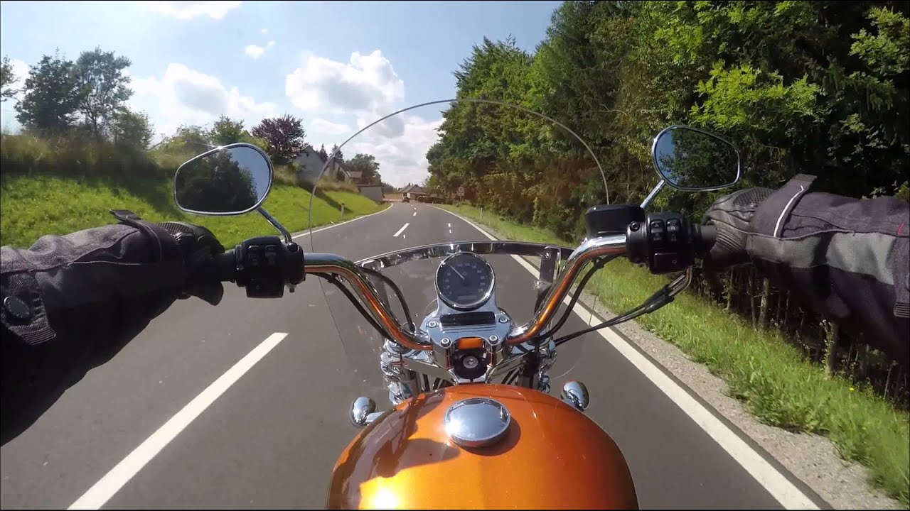 2015-07-31 Harley-Davidson Sportster SuperLow 1200T - Test Drive - Thalersee 3/6