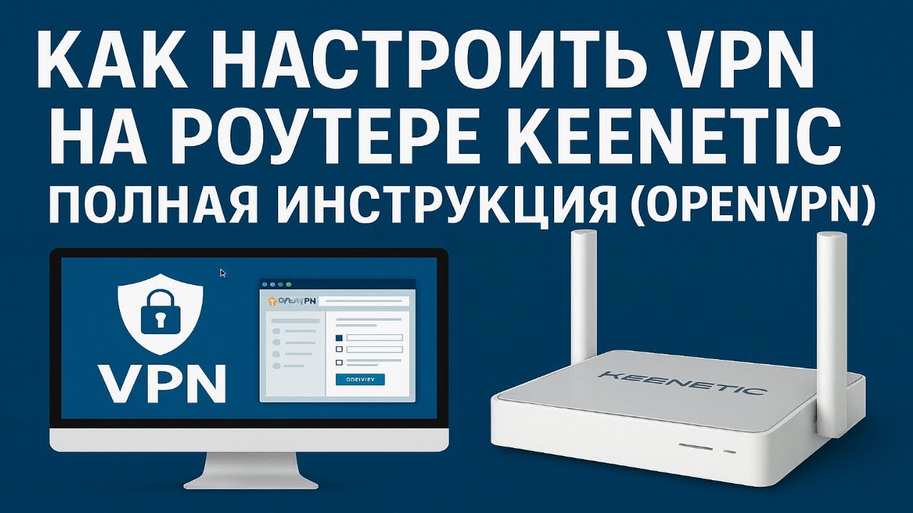 Как настроить VPN на роутере Keenetic — Полная инструкция OpenVPN