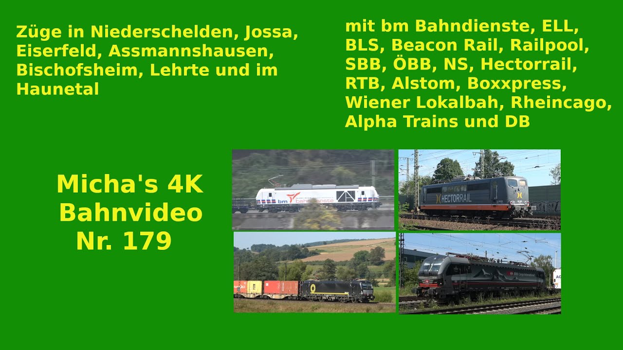Bunter Güterverkehr in Assmannshausen, Bischofsheim, Lehrte, Jossa, Siegen usw.