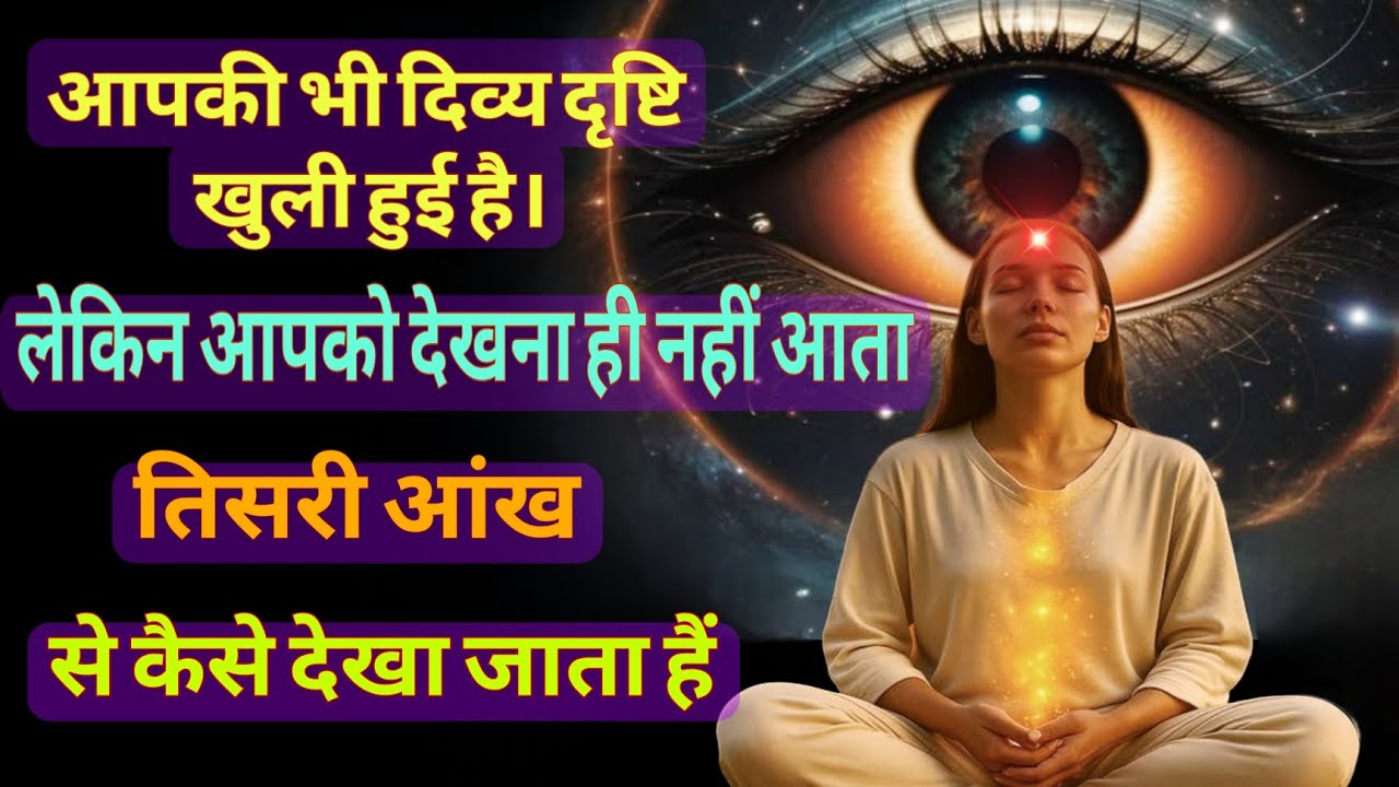 दिव्य दृष्टि से कैसा देखा जाता हैं? | क्या आपकी भी तिसरी आंख खुली हैं? #divyadrishti #ThirdEye 