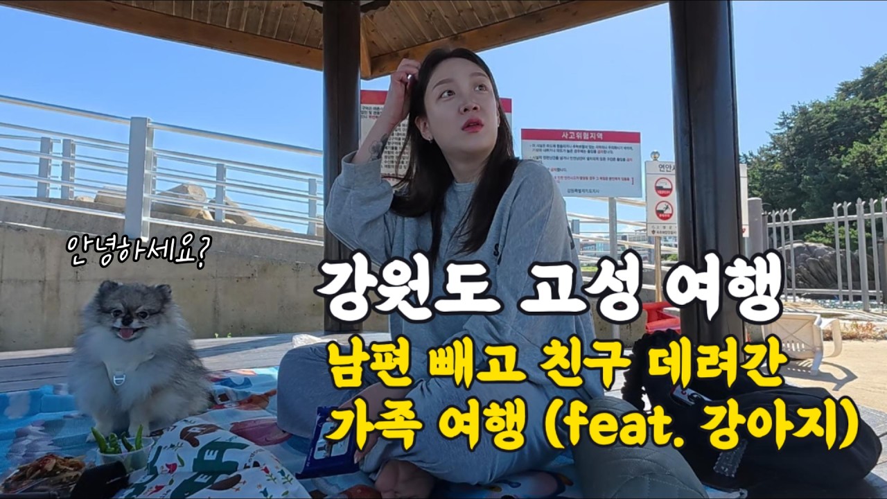 🇰🇷 비가 쏟아지는 고성 가족여행 (그러나 귀여운 가나디의 열일 미모)