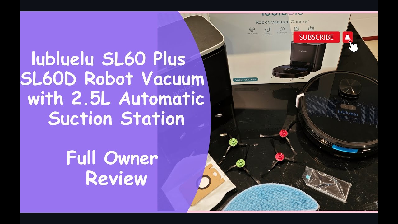 Lubluelu Sl60 Plus Sl60d Robot Vacuum With Automatic Suction Station Discount code SAS25 for 25%off!