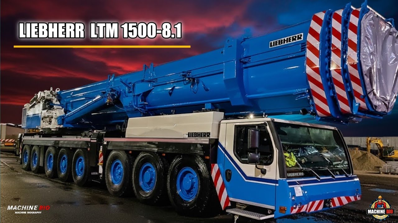 Liebherr LTM 1500-8.1 The End of an Era of the Most Successfull All Terrain Crane of All Time