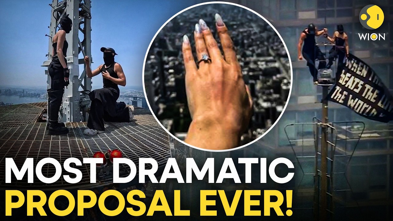 Empire State Building Proposal Ends In Arrest As Couple Scales Iconic Skyscraper | WION Originals