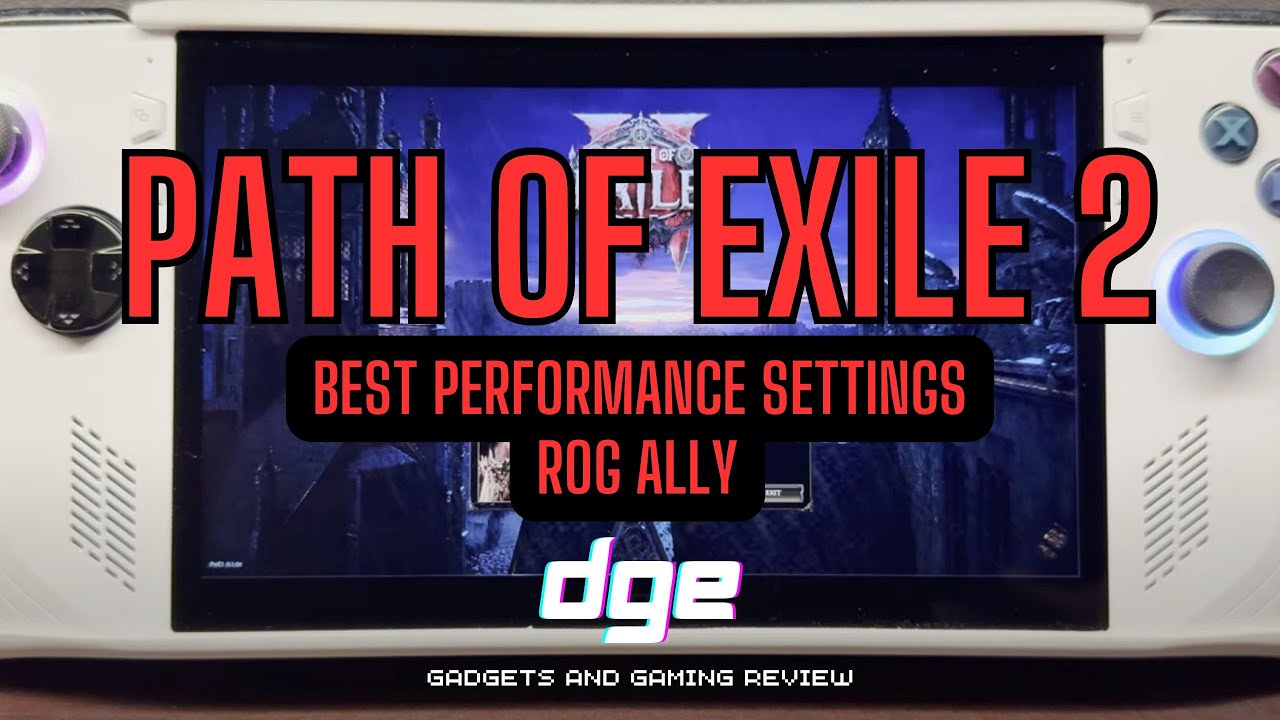 Path of Exile 2 Best Performance Settings, Battery Mode, ROG Ally Gaming #youtube #youtubegaming