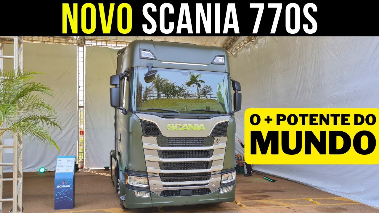 Novo Scania 770 S chega ao Brasil com a maior potência do mundo