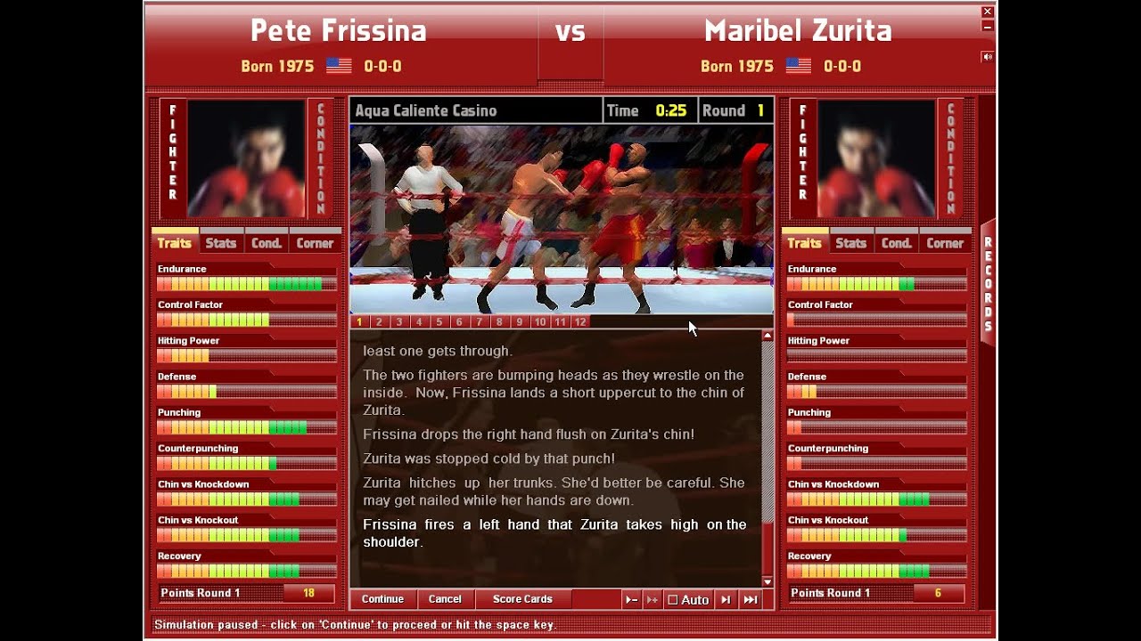 Old Windows game - Title Bout Championship Boxing (2003)