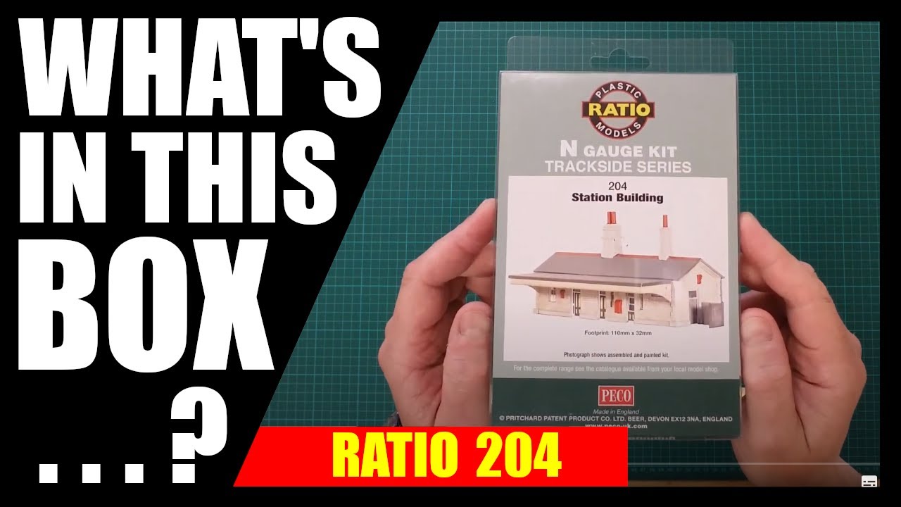 654 - Ratio 204 Station Building N Gauge