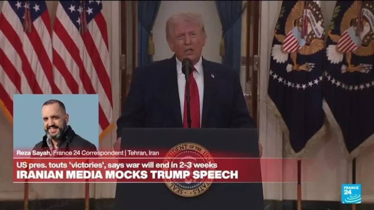 'I lost &ndash; and I lost badly': Iranian media mock Trump's address &bull; FRANCE 24 English