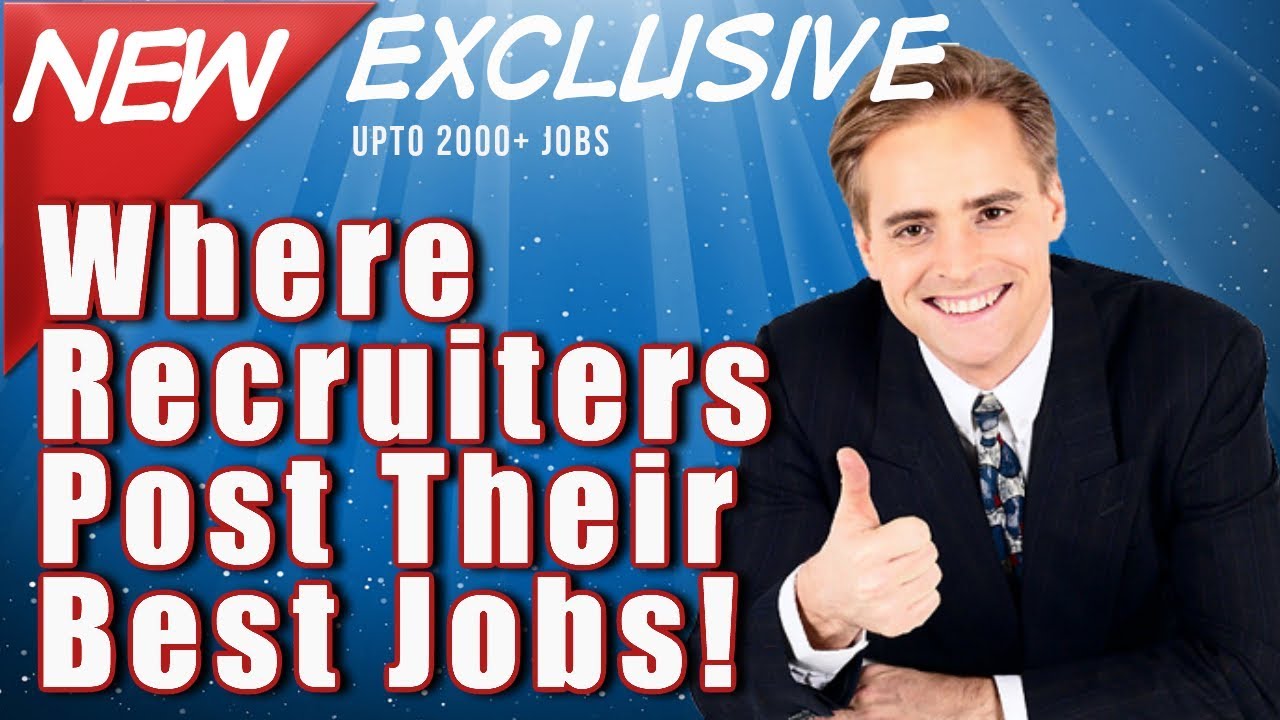 Best Job Search Websites - The One Best Site to See Where Recruiters Post Their Job