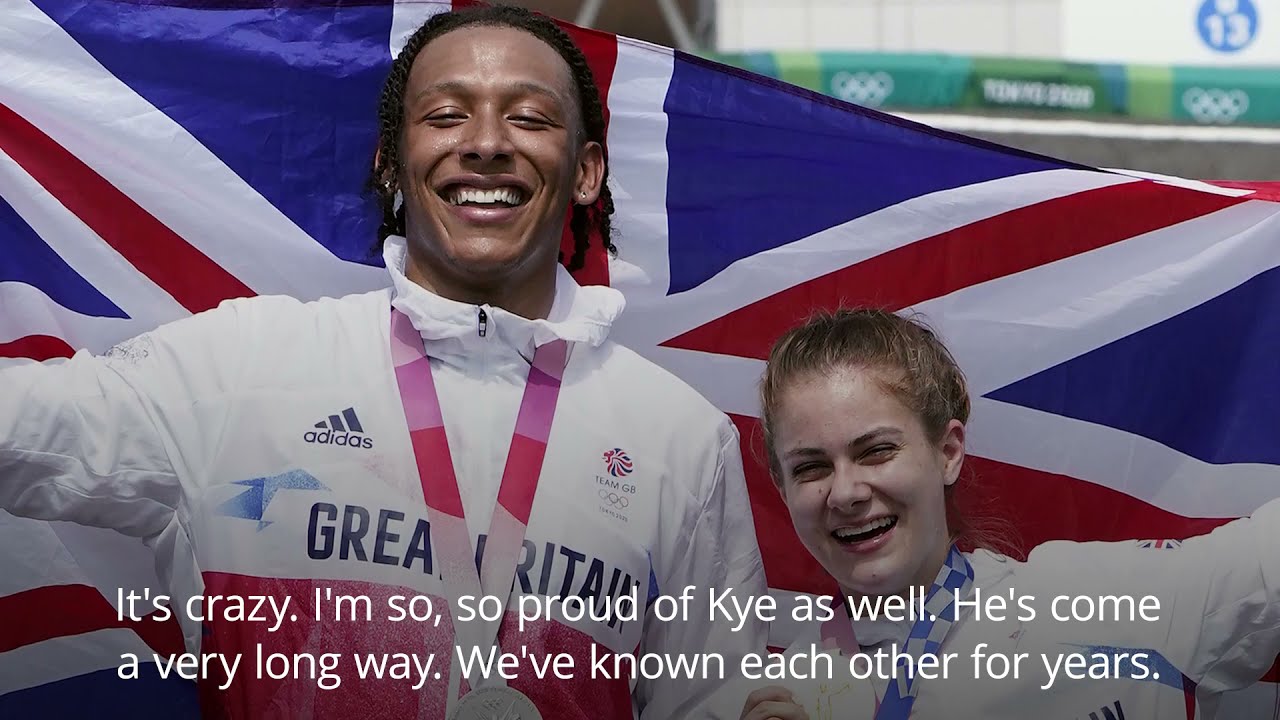 Bethany Shriever and Kye Whyte win historic medals on BMX track