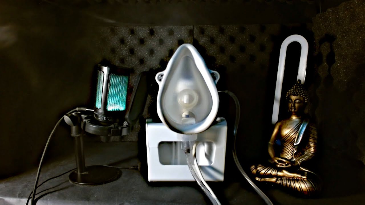 Il Suono Rilassante Dell'Aerosol Con Tre Microfoni