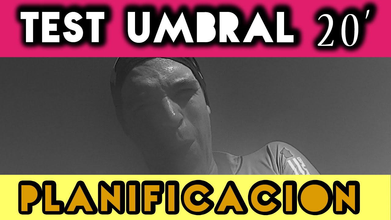 Planificación deportiva. TEST UMBRAL.  Chema Arguedas vs Yago Alcalde