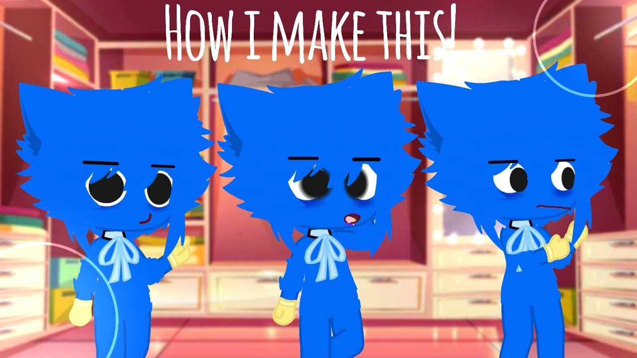 How to make Huggy Wuggy Eyes Gacha Club
