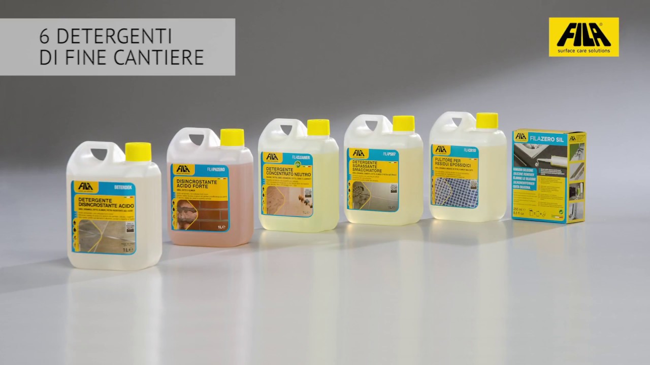Detergenti disincrostanti FILA | Panoramica e utilizzo