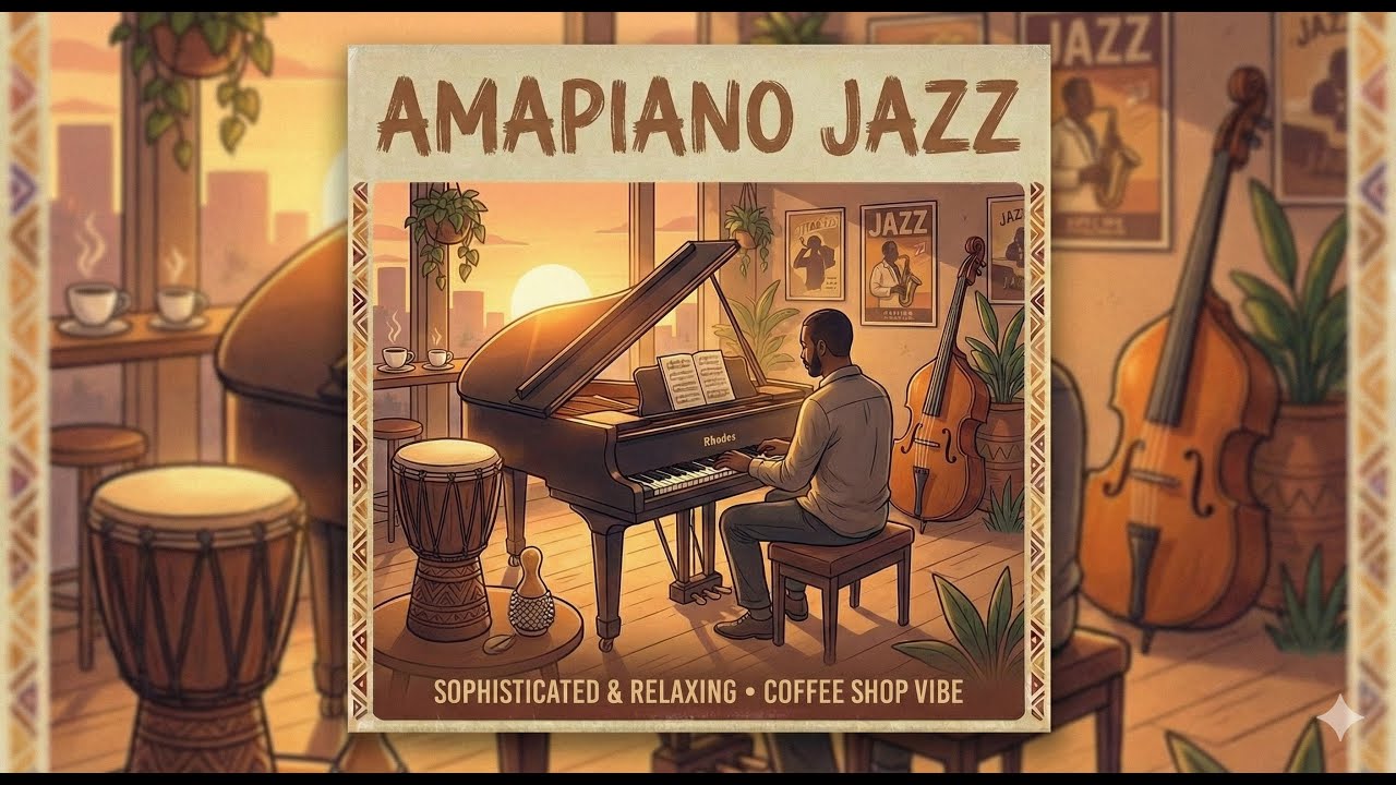 Amapiano Afro House for Studying 📚 Focus & Chill Mix | Relaxing Background Music