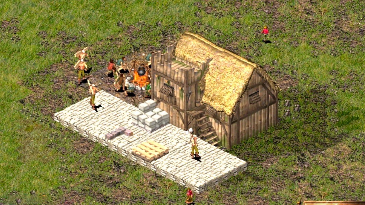 Stronghold (2001) - Gameplay (PC)