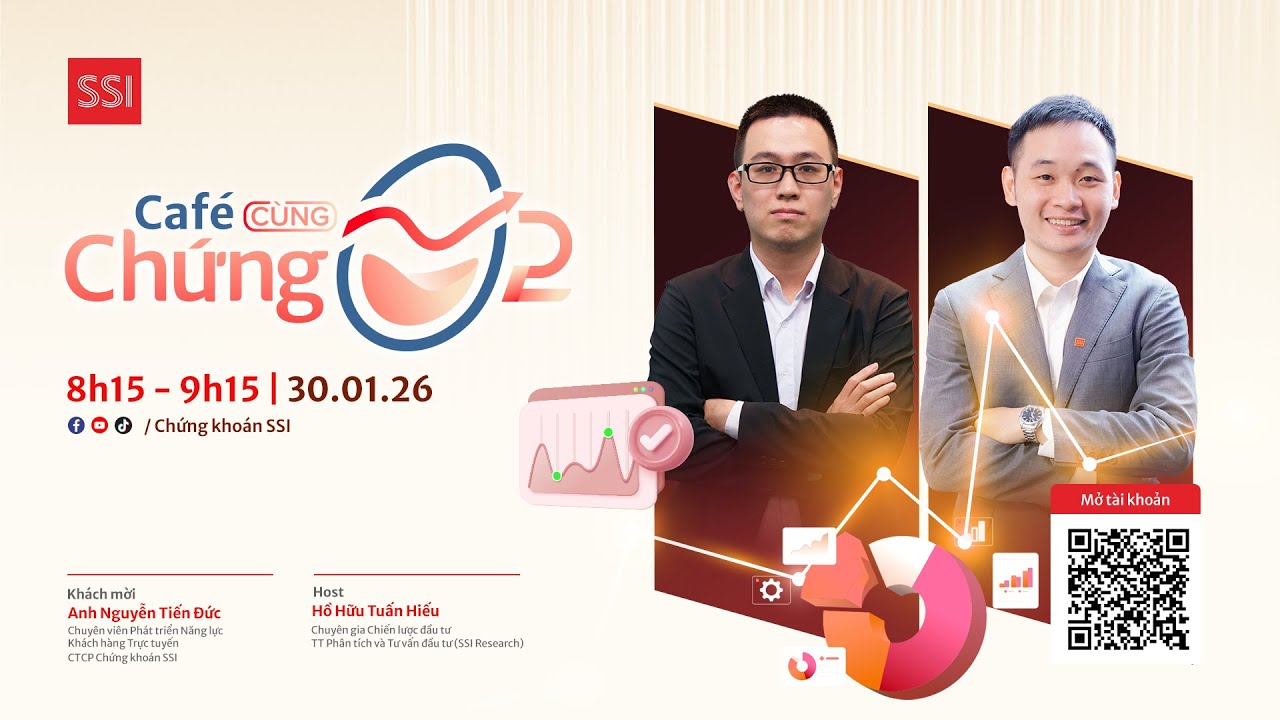 ☕ CAFÉ CÙNG CHỨNG 30.01 - THEO DÕI QUỸ, BẮT NHỊP DÒNG TIỀN