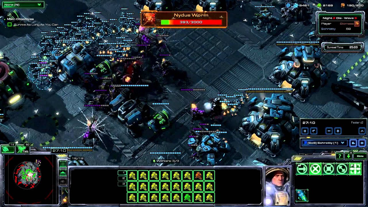 StarCraft 2 Left 2 Die - Night 2 Die difficulty solo 15 waves