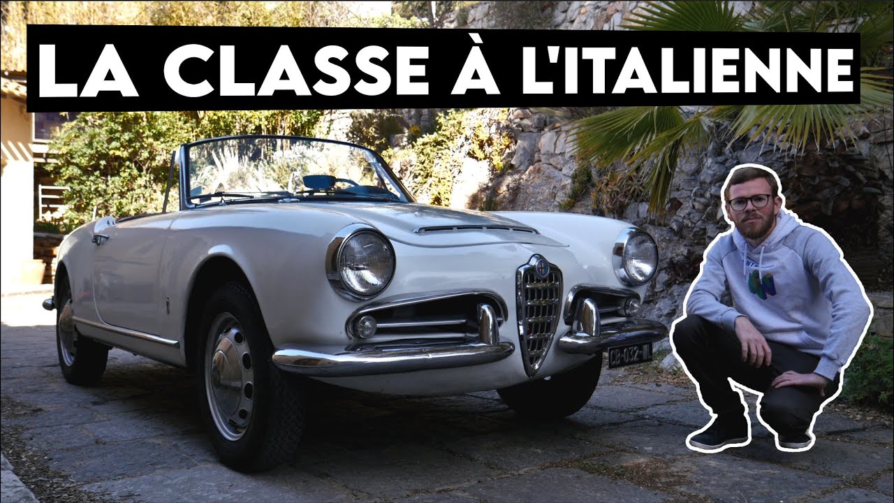 ALFA ROMEO GIULIA SPIDER 1600 : Sans toit, c'est mieux non ?