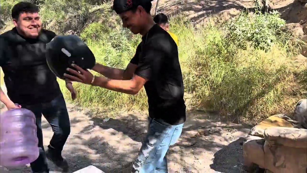 Sacando curas con los plebes 