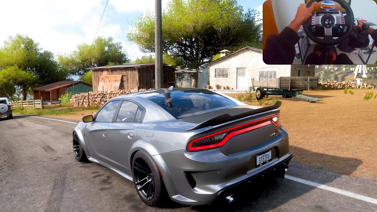Dodge Charger SRT Hellcat 1200HP | Logitech G27 Steering Wheel Shifter