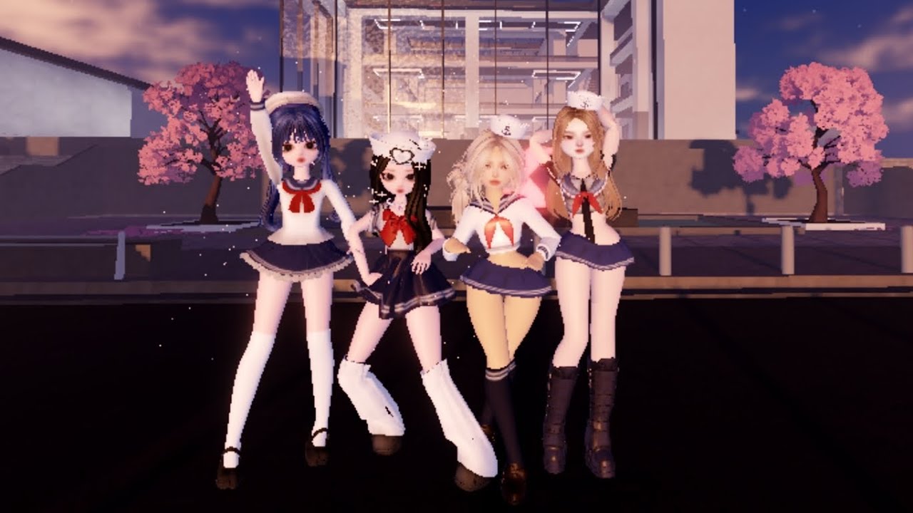 All Night - IVE | DANCE COVER IN #roblox #koyastudio Sailor outfit ver. 