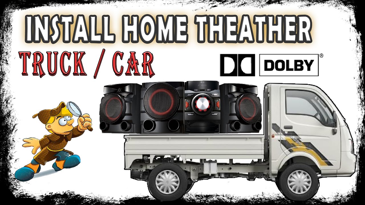 Sound bar installation in Car |5.1 speakers installation