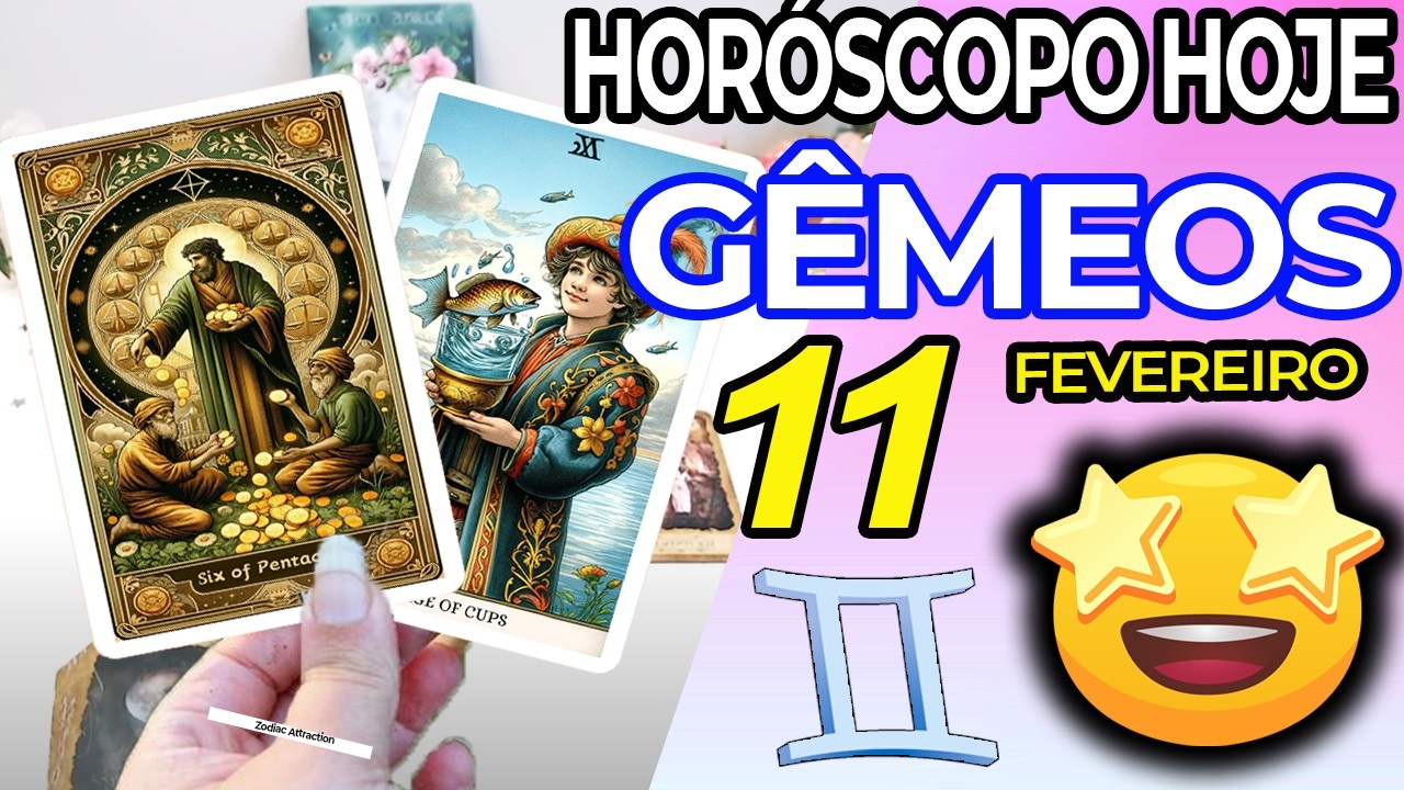 UM MILAGRE ACONTECE NA SUA VIDA😍 Gêmeos ♊ 11 Fevereiro 2026 | Horoscopo do dia de hoje ♊ Tarot