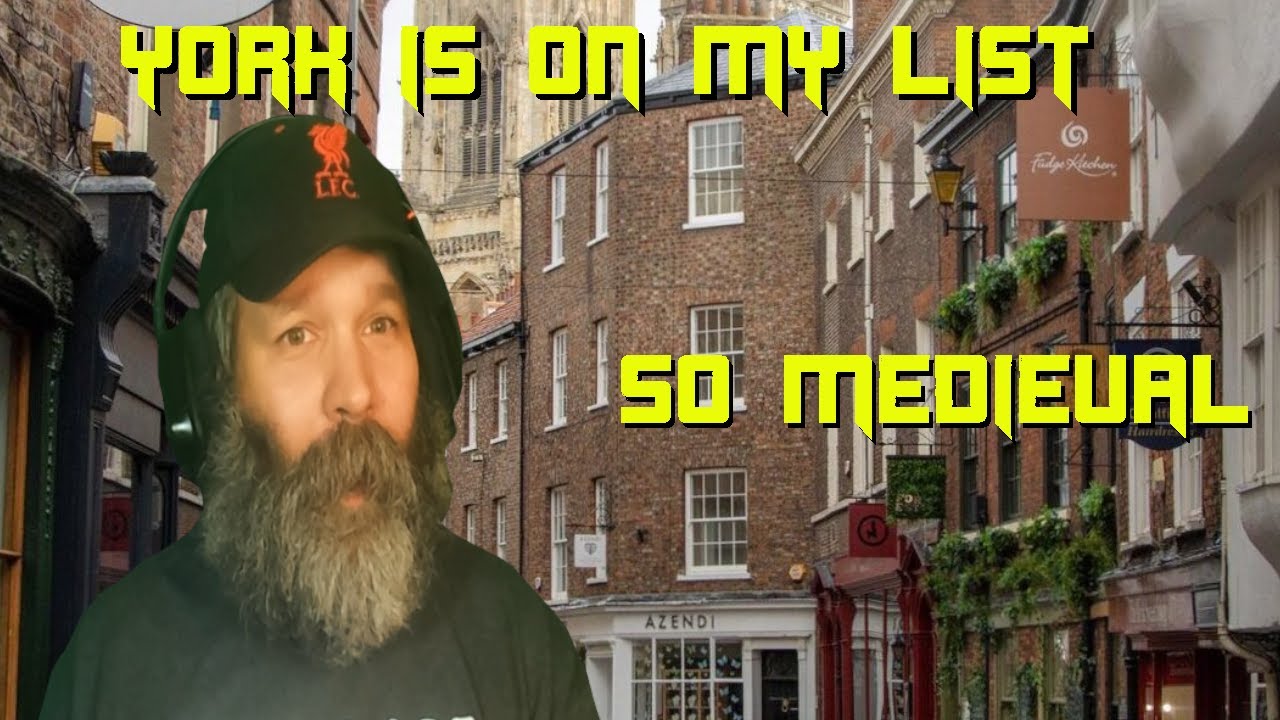 Its On the List!! American Reacts to York, England - The Most Medieval Town in the World Walkthrough