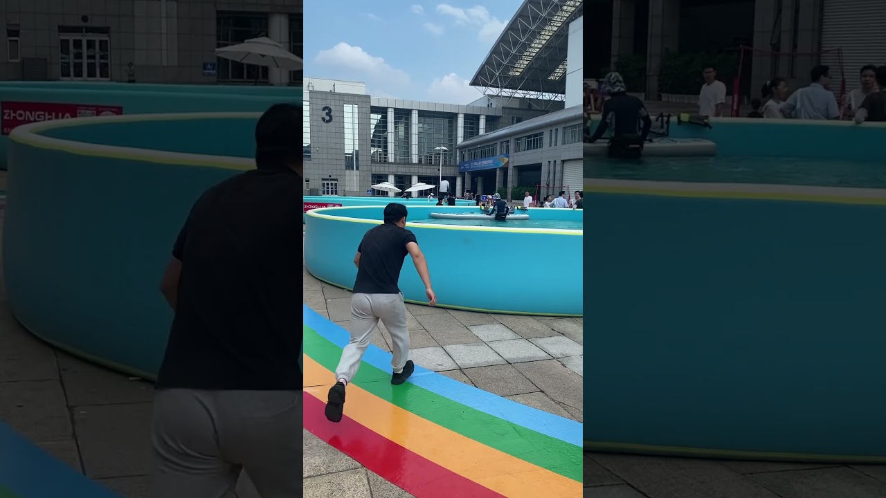 IPOOLGO inflatable pool quality testing inflatable above ground pool size customization factory !