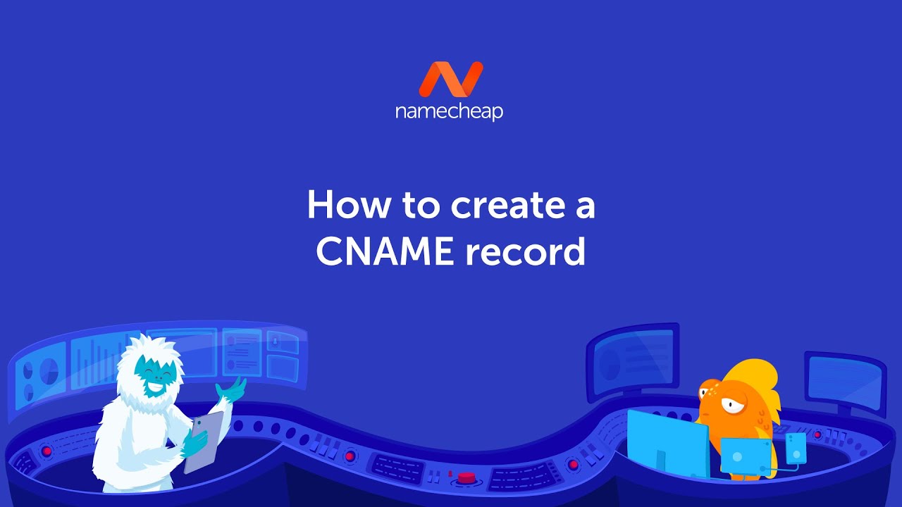 How to create a CNAME record