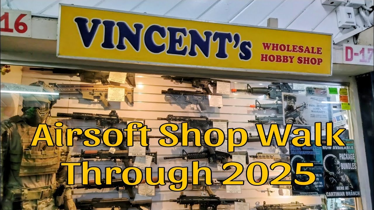 Murang Bilihan ng Airsoft Guns (Airsoft Shop Walk Through 2025) 